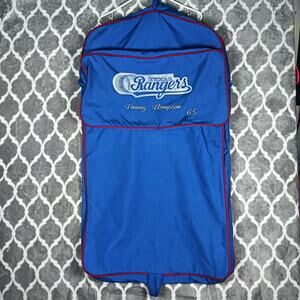 Texas Rangers Garment Bag Blue Vintage MLB Travel Suit Bag Tommy Thompson 65
